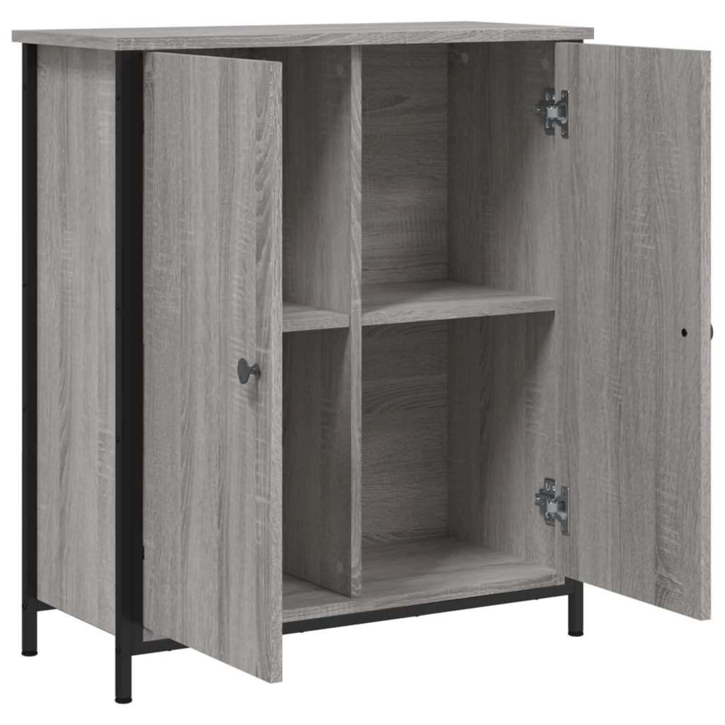 Sideboard Grau Sonoma 70x30x80 cm Holzwerkstoff