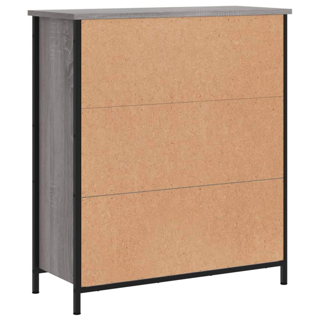 Sideboard Grau Sonoma 70x30x80 cm Holzwerkstoff