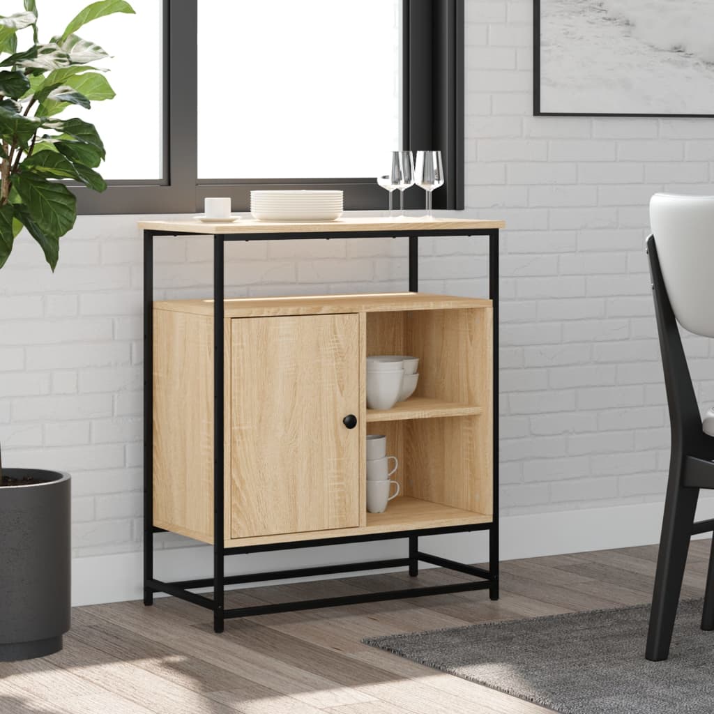 Sideboard Sonoma-Eiche 69 x 35 x 80 cm Holzwerkstoff