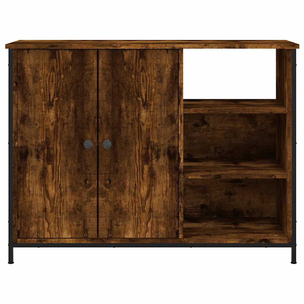 Sideboard Räuchereiche 100x33x75 cm Holzwerkstoff