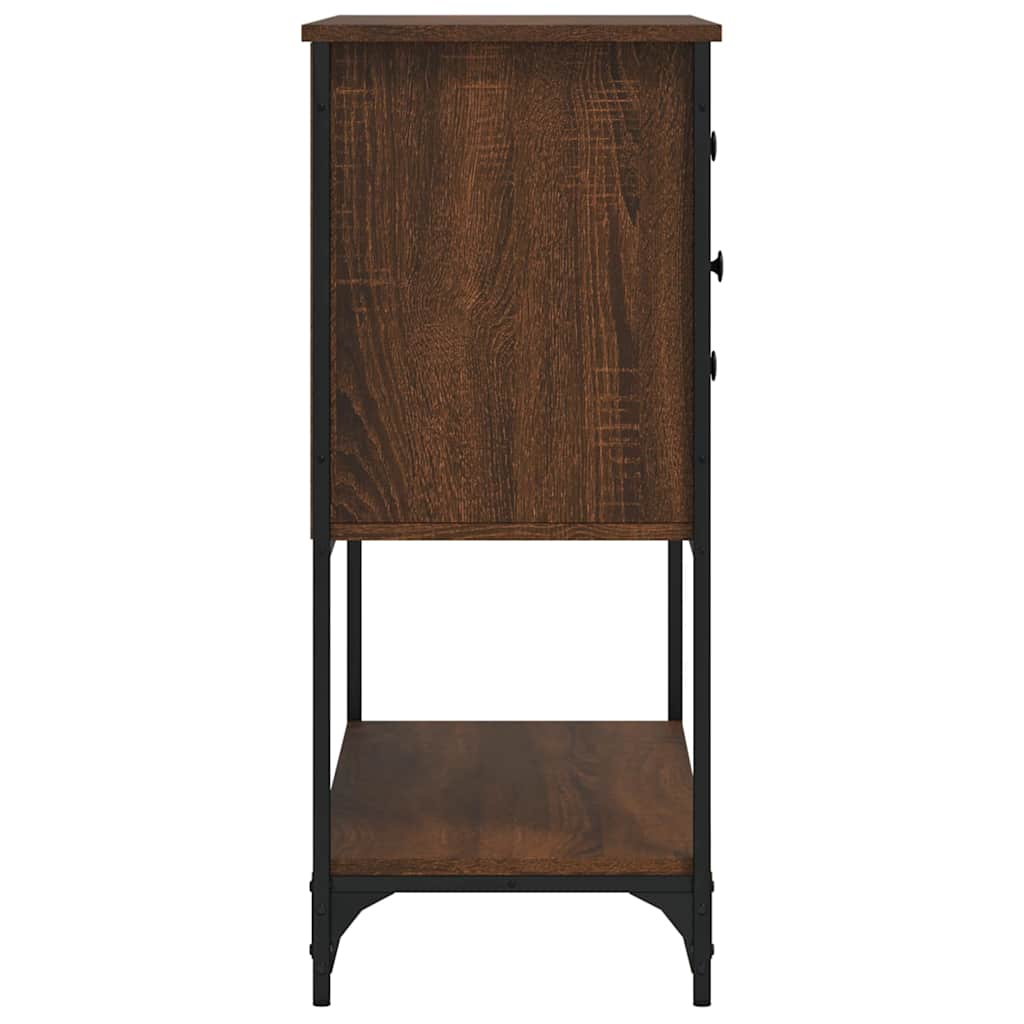 Sideboard Braun Eichen-Optik 100x36x85 cm Holzwerkstoff