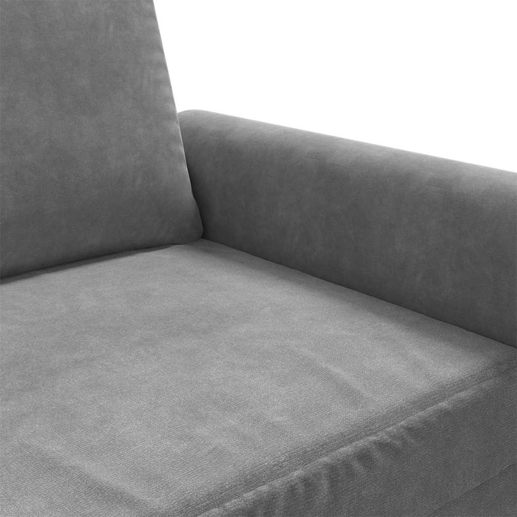 Sessel Dunkelgrau 60 cm Samt