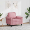 Sessel Rosa 60 cm Samt