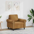 Sessel Braun 60 cm Samt