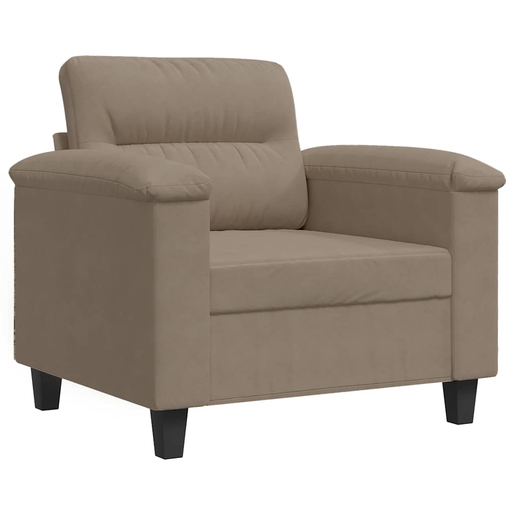 Sessel Taupe 60 cm Mikrofasergewebe
