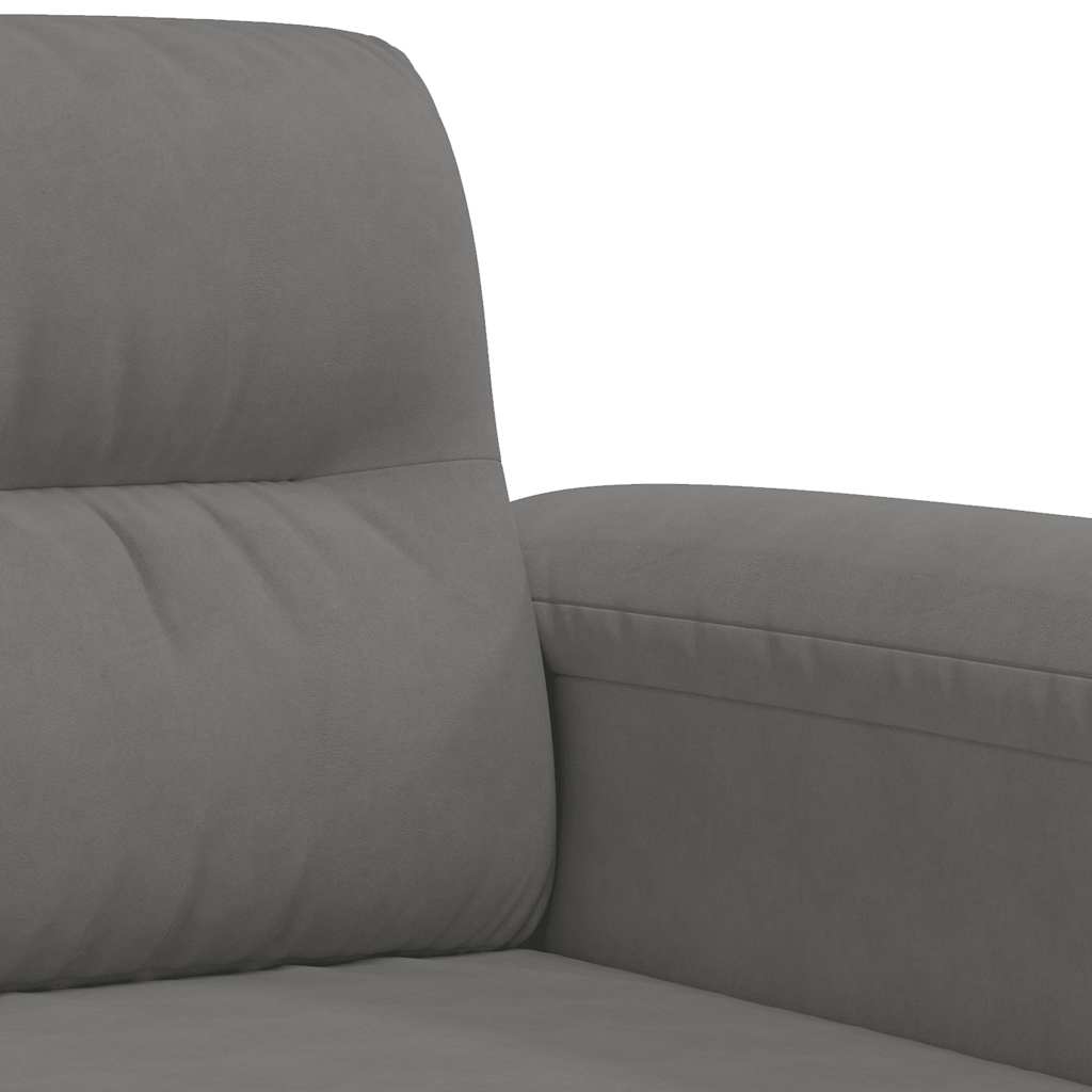 Sessel Dunkelgrau 60 cm Mikrofasergewebe