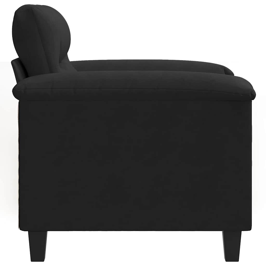 Sessel Schwarz 60 cm Mikrofasergewebe