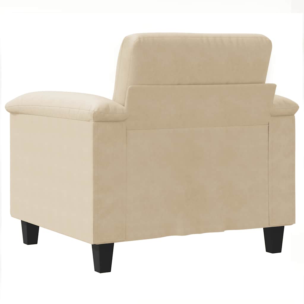 Sessel Creme 60 cm Mikrofasergewebe