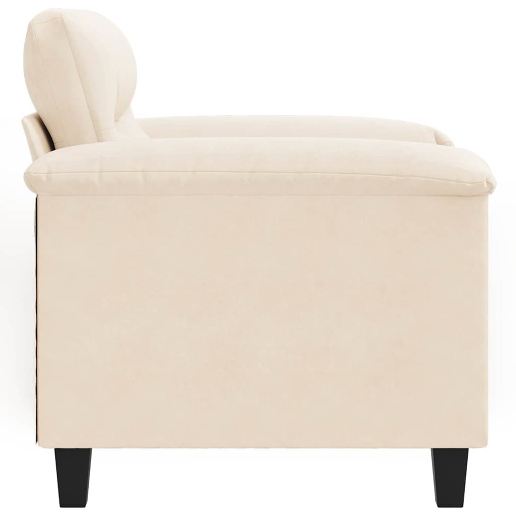 Sessel Beige 60 cm Mikrofasergewebe