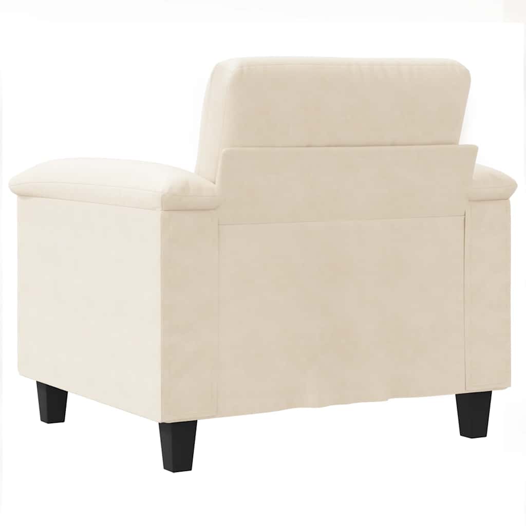 Sessel Beige 60 cm Mikrofasergewebe