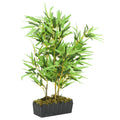 Bambusbaum Künstlich 500 Blätter 80 cm Grün