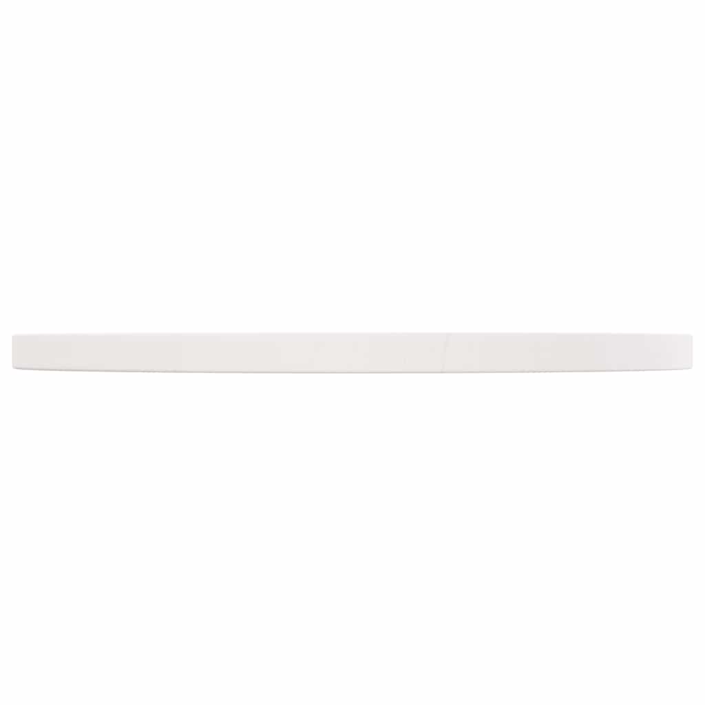 Tischplatte Rund Weiß Ø60x3 cm Massivholz Kiefer