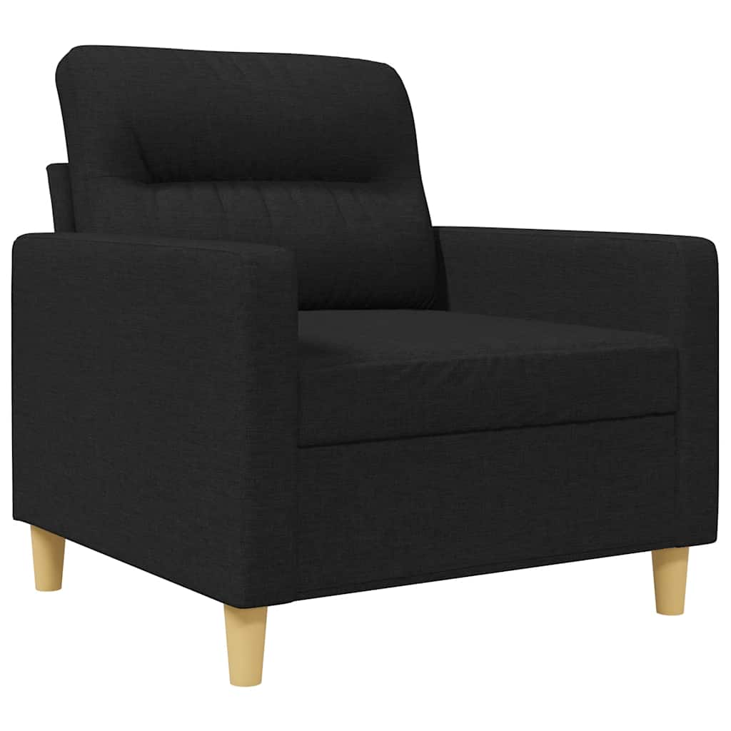Sofasessel Schwarz 60 cm Stoff