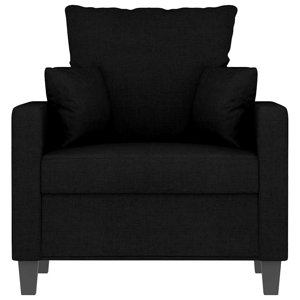 Sessel Schwarz 60 cm Stoff