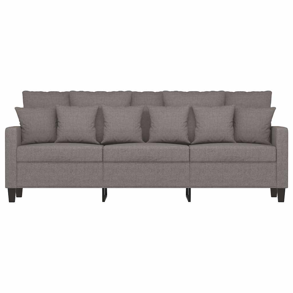 3-Sitzer-Sofa Taupe 180 cm Stoff
