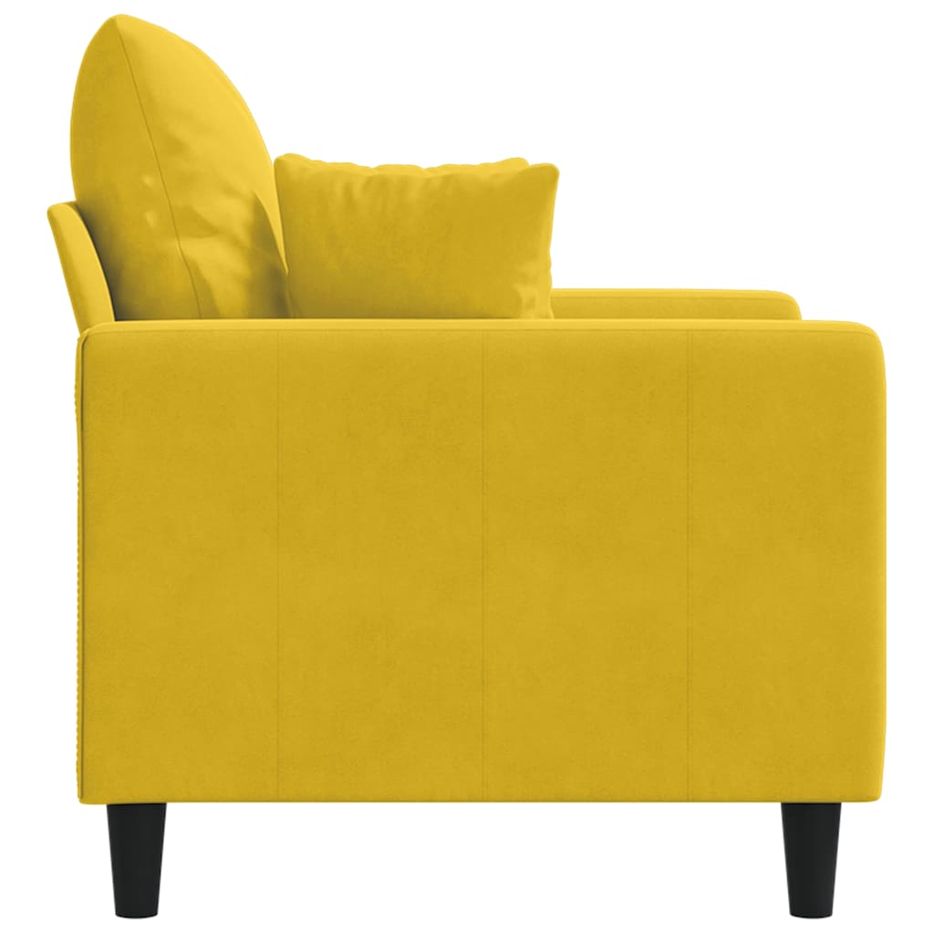 Sessel Gelb 60 cm Samt