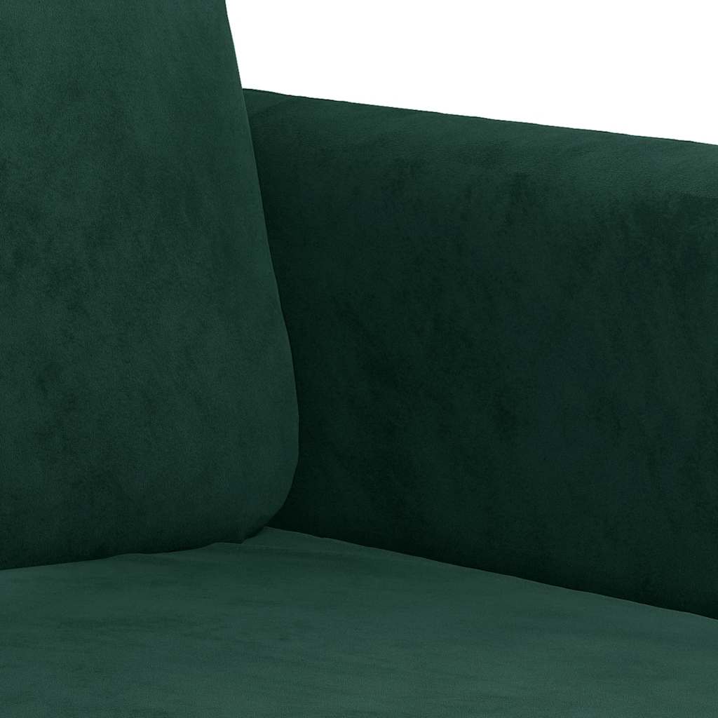 Sessel Dunkelgrün 60 cm Samt