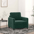 Sessel Dunkelgrün 60 cm Samt
