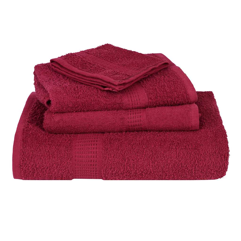 Waschtücher FROGN 10 Stk. Bordeaux 30x30 cm 360 g/m²