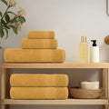 Waschtücher FROGN 10 Stk. Gold 30x30 cm 360 g/m²
