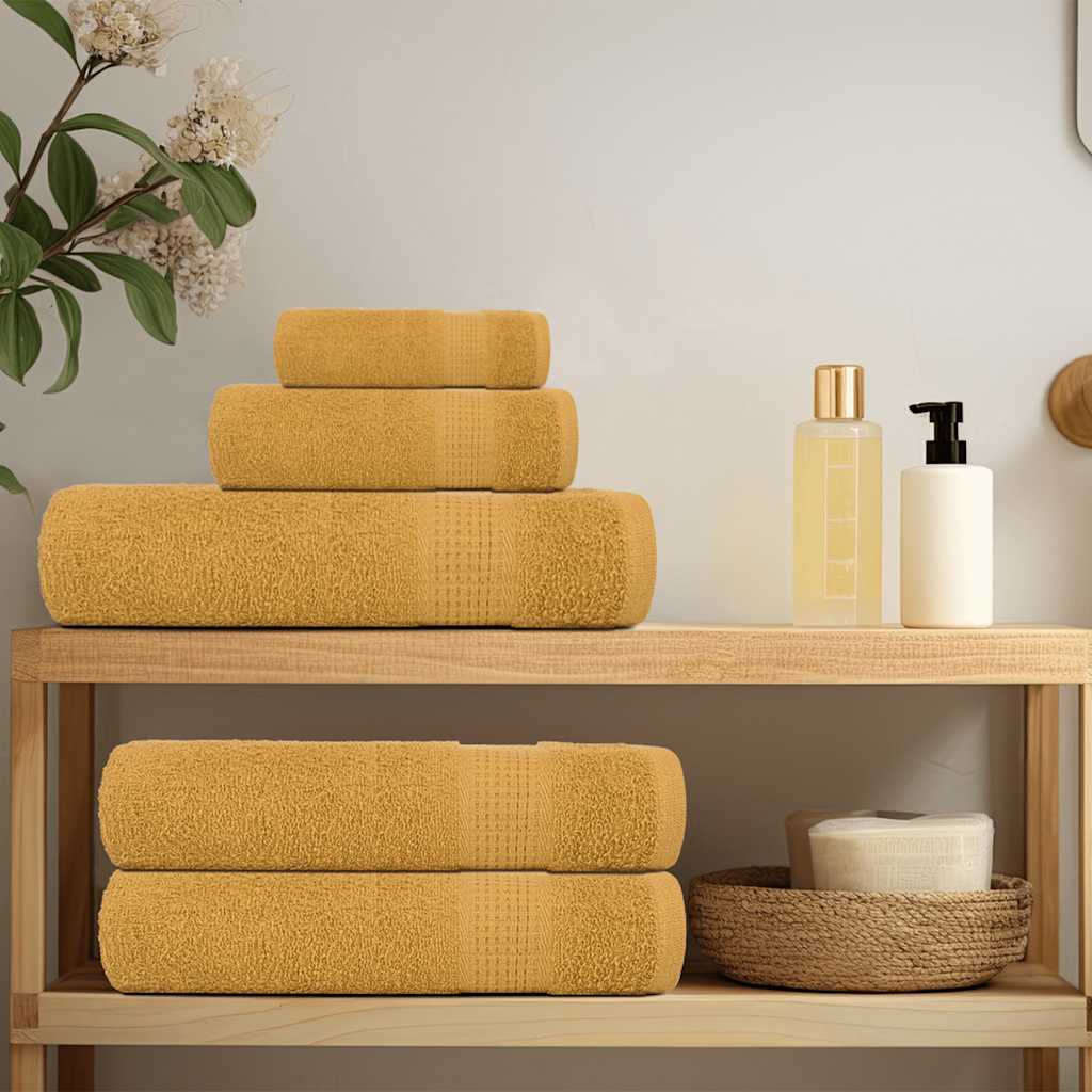 Waschtücher FROGN 10 Stk. Gold 30x30 cm 360 g/m²
