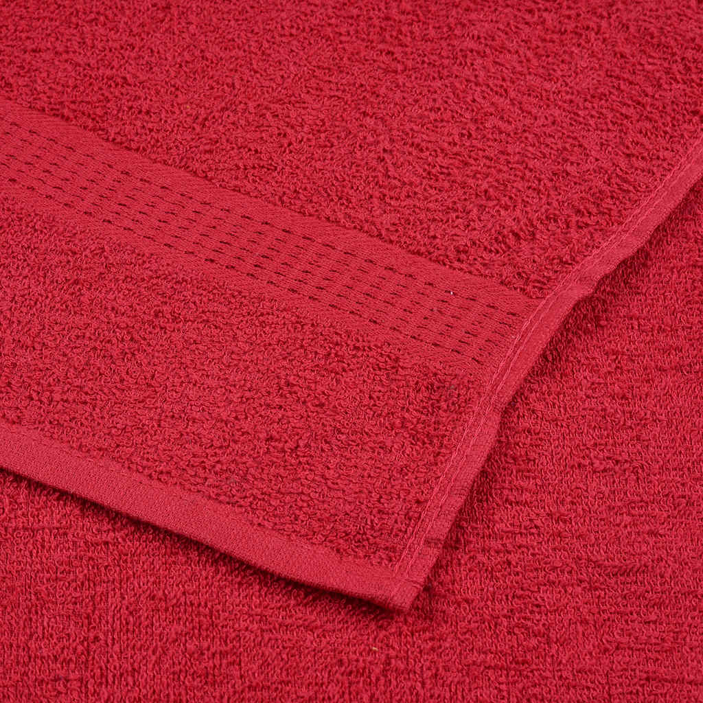 Waschtücher FROGN 10 Stk. Rot 30x30 cm 360 g/m²