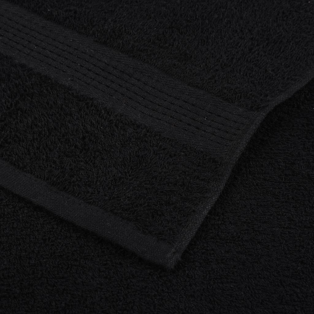 Waschtücher FROGN 10 Stk. Schwarz 30x30 cm 360 g/m²