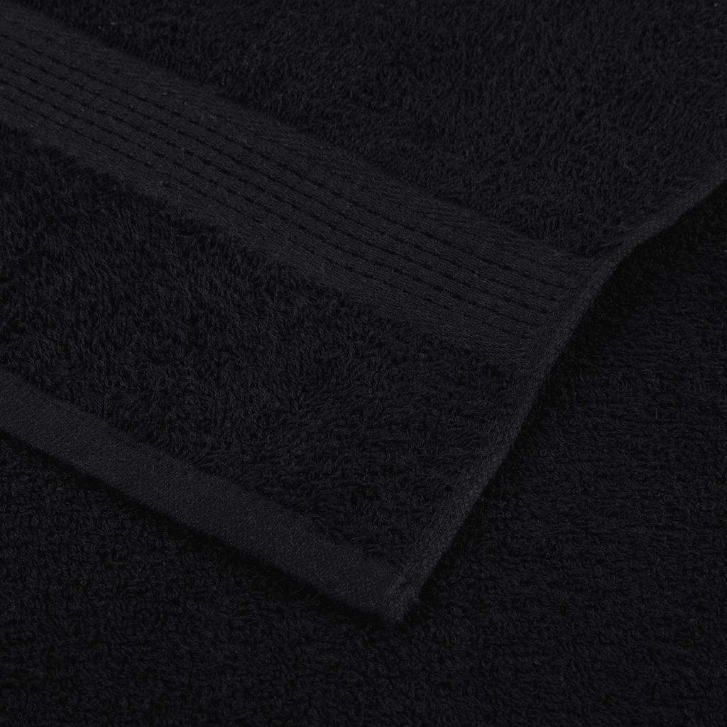 Duschtücher FROGN 4 Stk. Schwarz 70x140 cm 360 g/m²