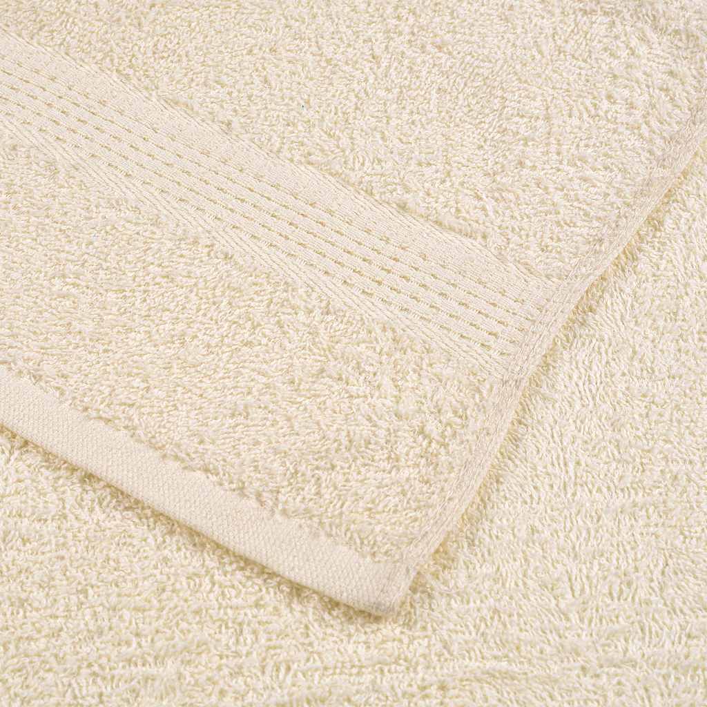 Waschtücher FROGN 10 Stk. Creme 30x30 cm 360 g/m²