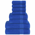 8-tlg. Handtuch-Set FROGN Blau 360 g/m²