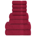 8-tlg. Handtuch-Set FROGN Bordeaux 360 g/m²