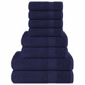 8-tlg. Handtuch-Set FROGN Marineblau 360 g/m²