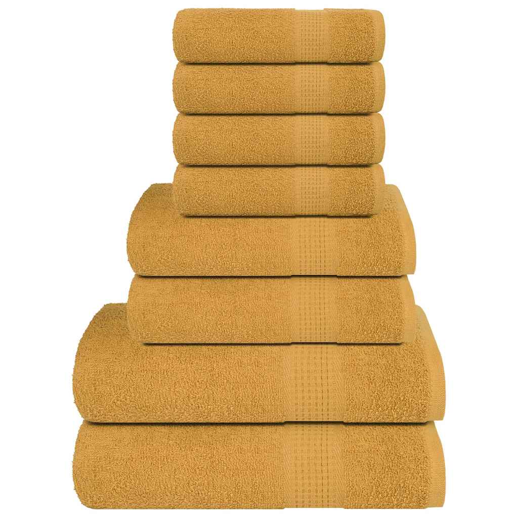 8-tlg. Handtuch-Set FROGN Gold 360 g/m²