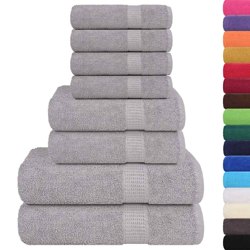 8-tlg. Handtuch-Set FROGN Grau 360 g/m²