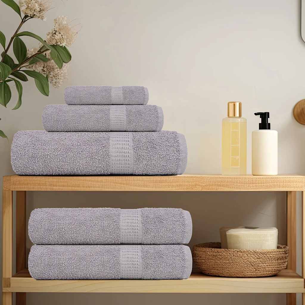 8-tlg. Handtuch-Set FROGN Grau 360 g/m²