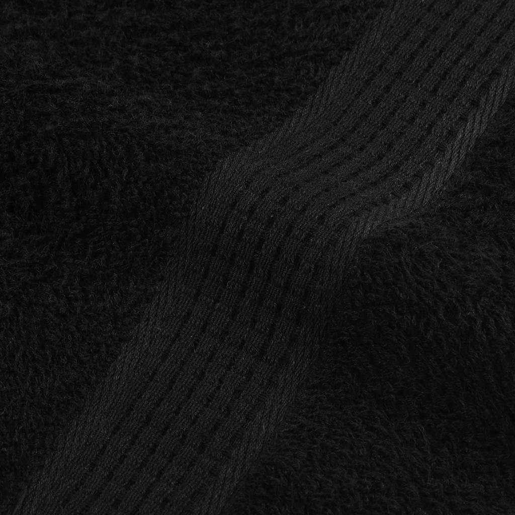 8-tlg. Handtuch-Set FROGN Schwarz 360 g/m²
