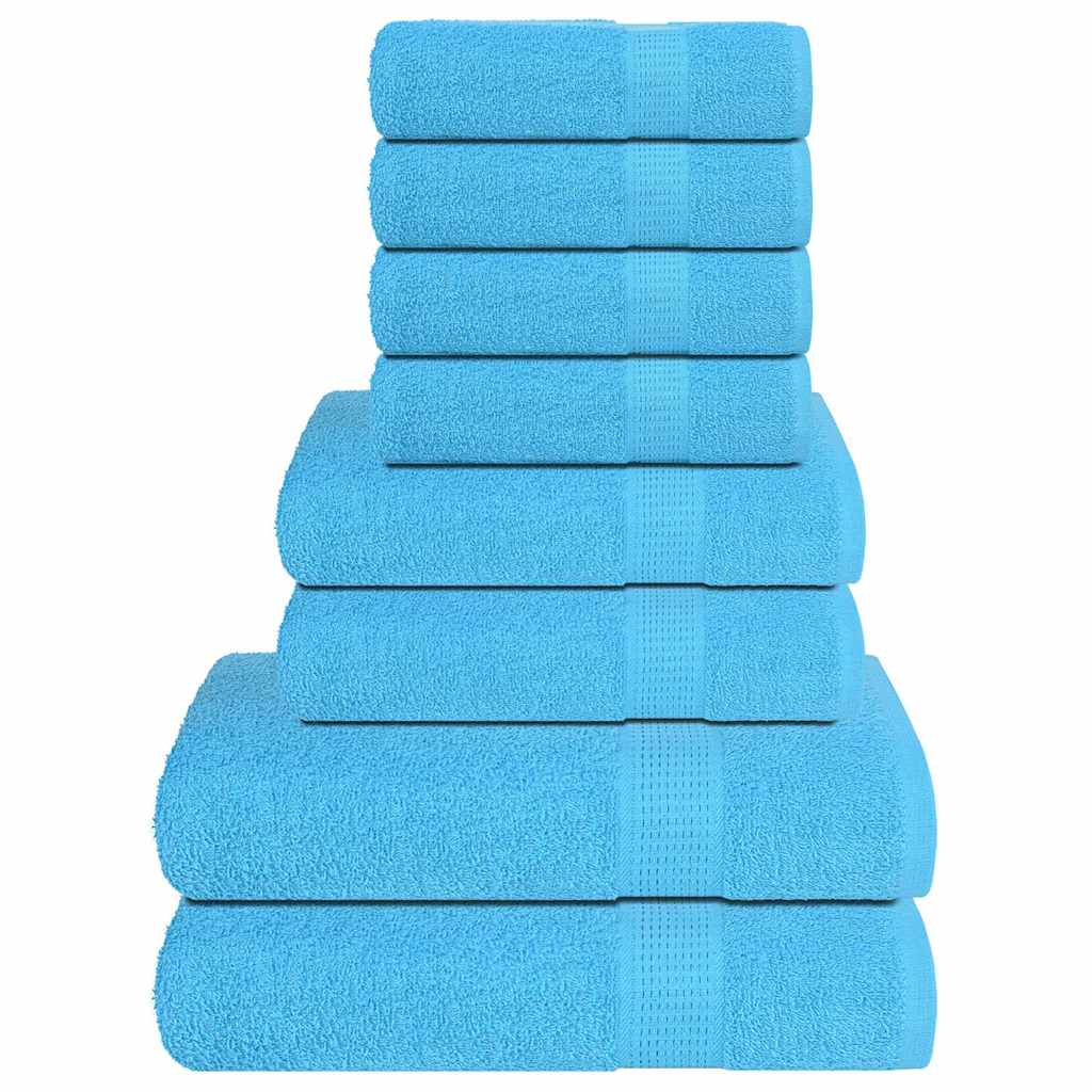 8-tlg. Handtuch-Set FROGN Türkis 360 g/m²