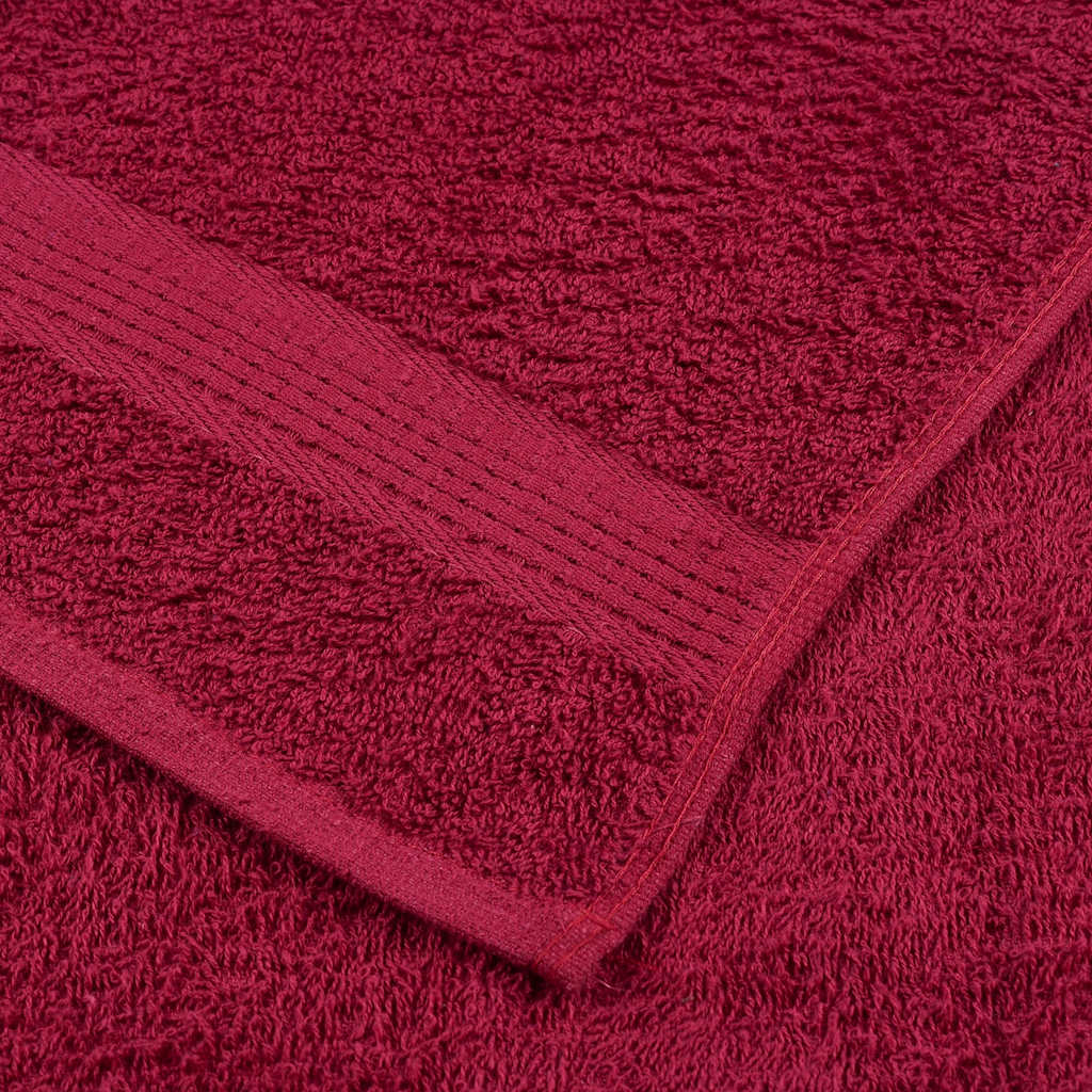 6-tlg. Handtuch-Set FROGN Bordeaux 360 g/m²