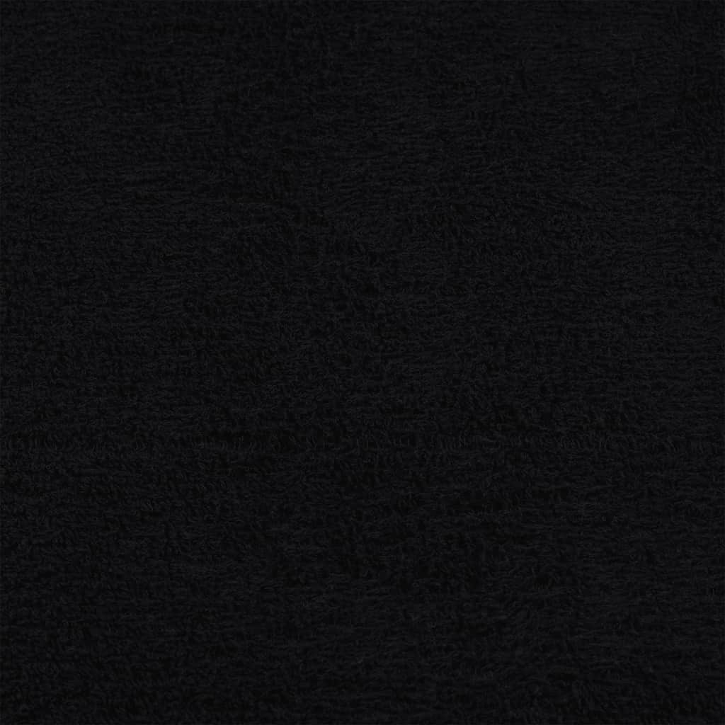 6-tlg. Handtuch-Set FROGN Schwarz 360 g/m²