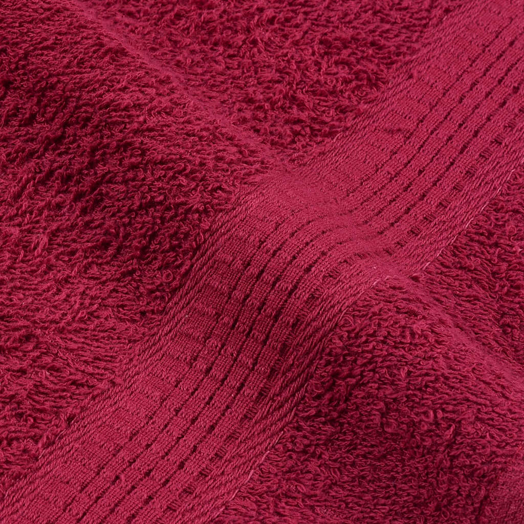 12-tlg. Handtuch-Set FROGN Bordeaux 360 g/m²