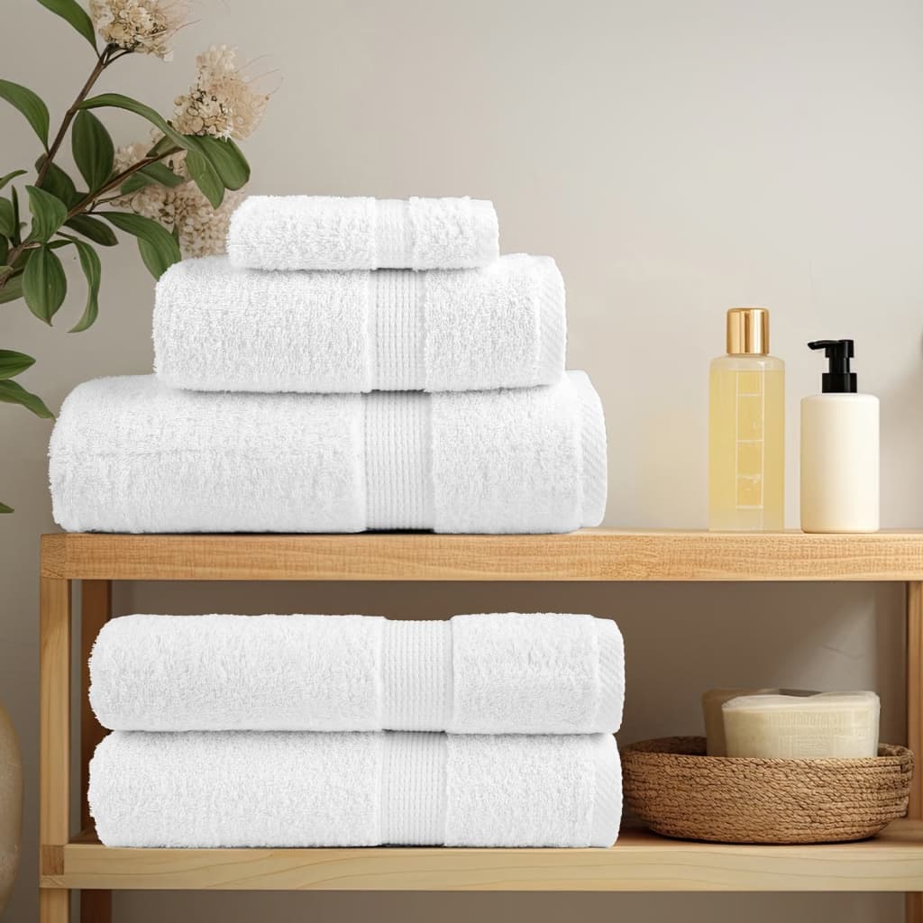 Premium Waschlappen SOLUND 50 Stk. Weiß 15x21 cm 600 g/m²