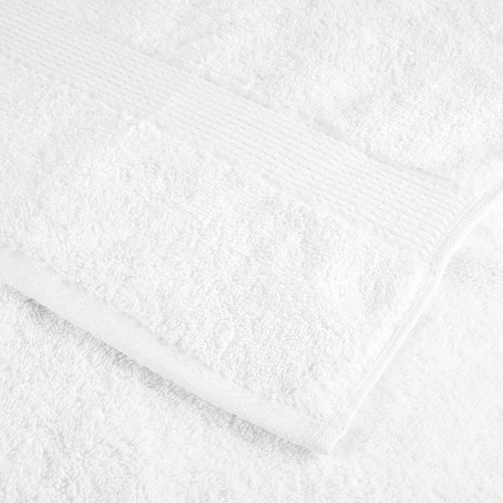 Premium Gästetücher SOLUND 4 Stk. Weiß 30x50 cm 600 g/m²