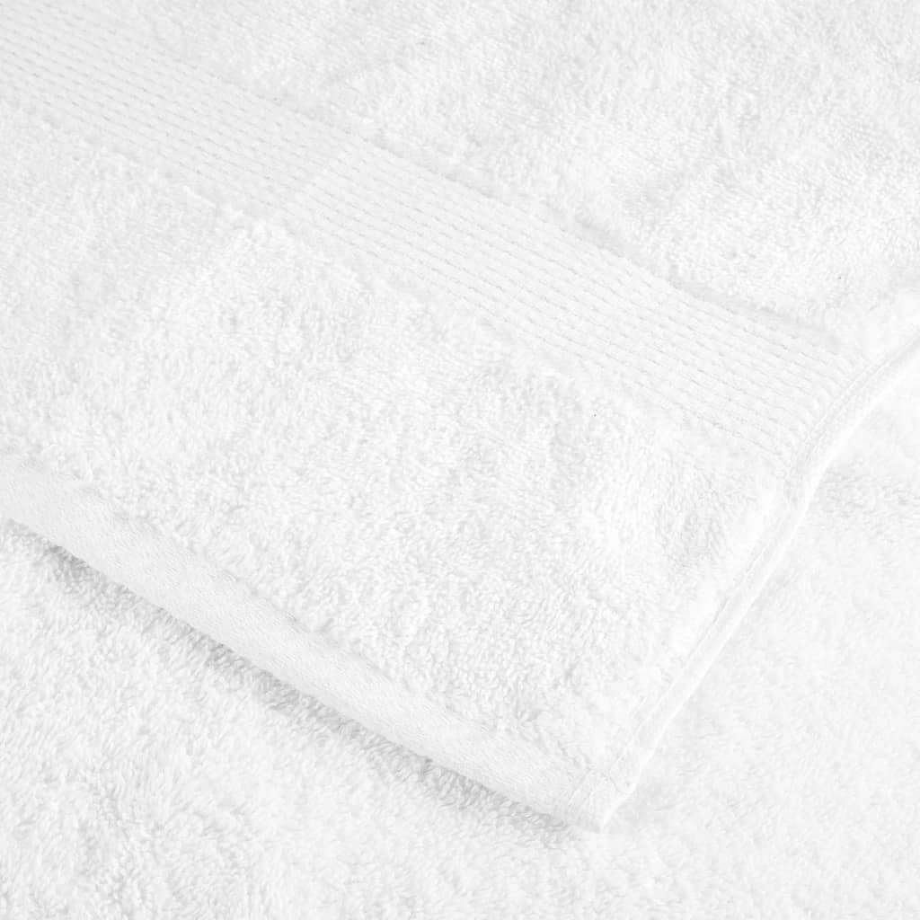 Premium Badetücher SOLUND 2 Stk. Weiß 100x150 cm 600 g/m²