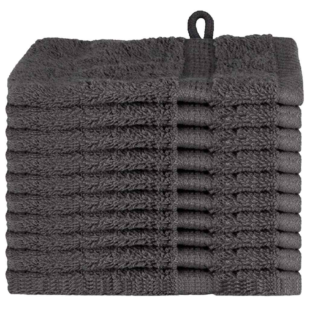 Gästetuch SOLUND 10 pcs Anthrazit 15 x 21 cm 550 gsm