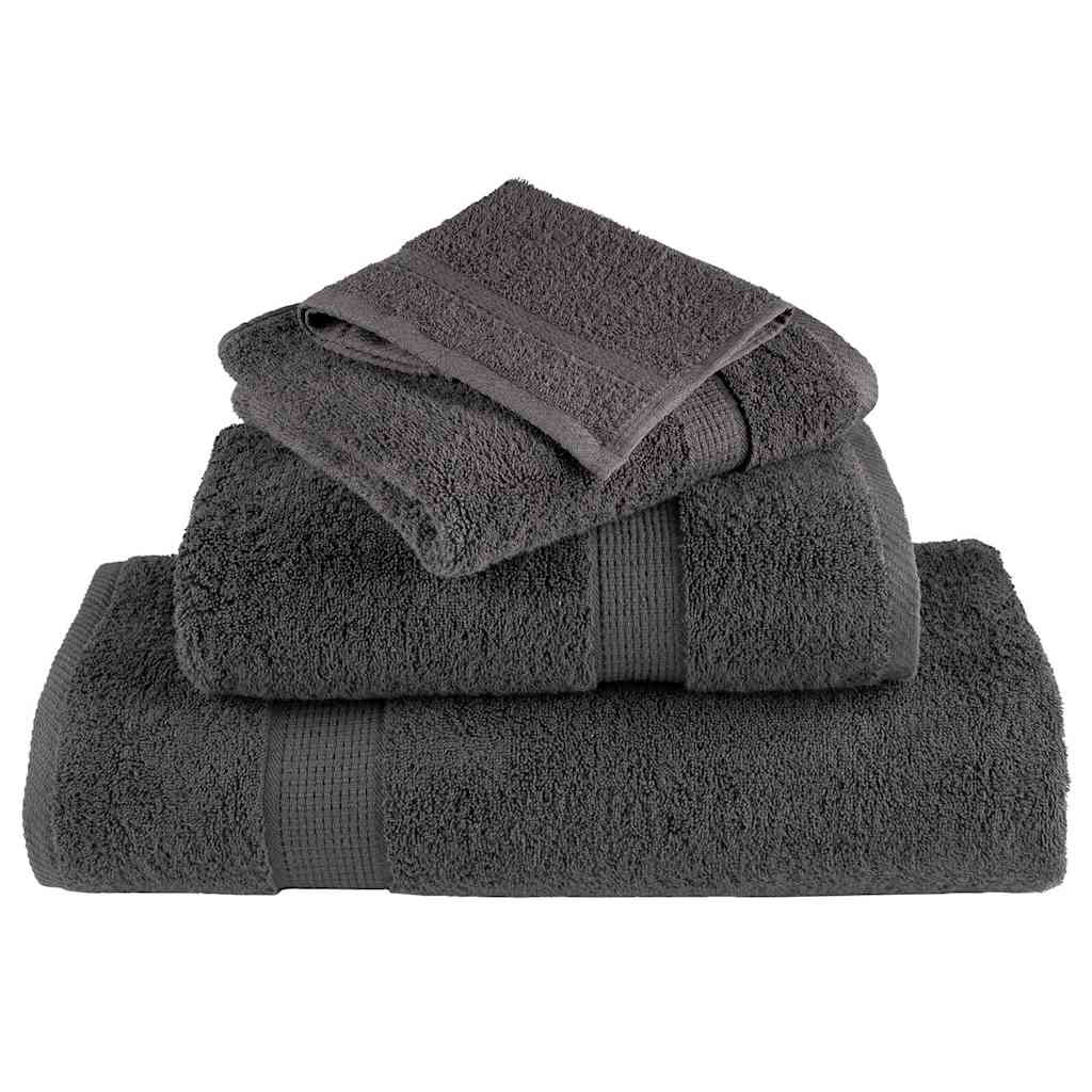 Gästetuch SOLUND 10 pcs Anthrazit 15 x 21 cm 550 gsm