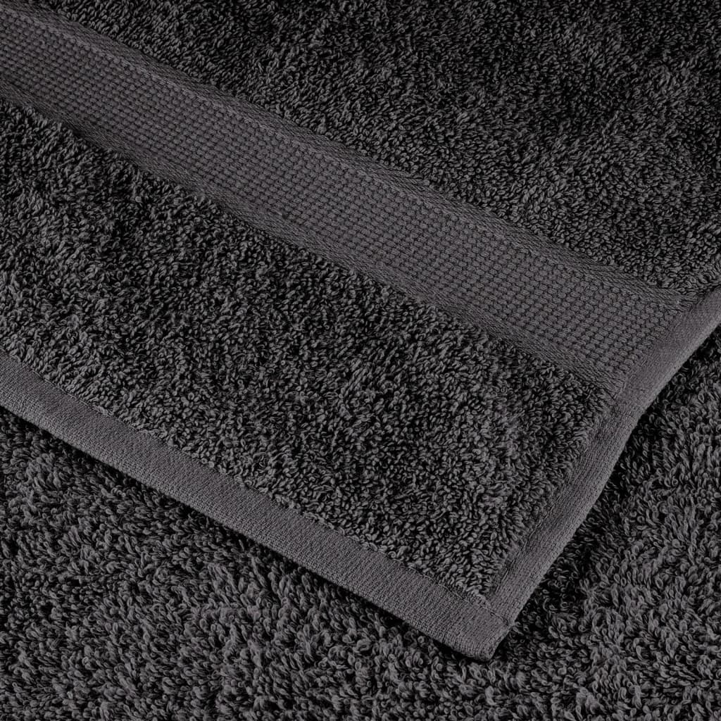 Premium-Waschtücher SOLUND 50 Stk. Anthrazit 30x30 cm 600 g/m²
