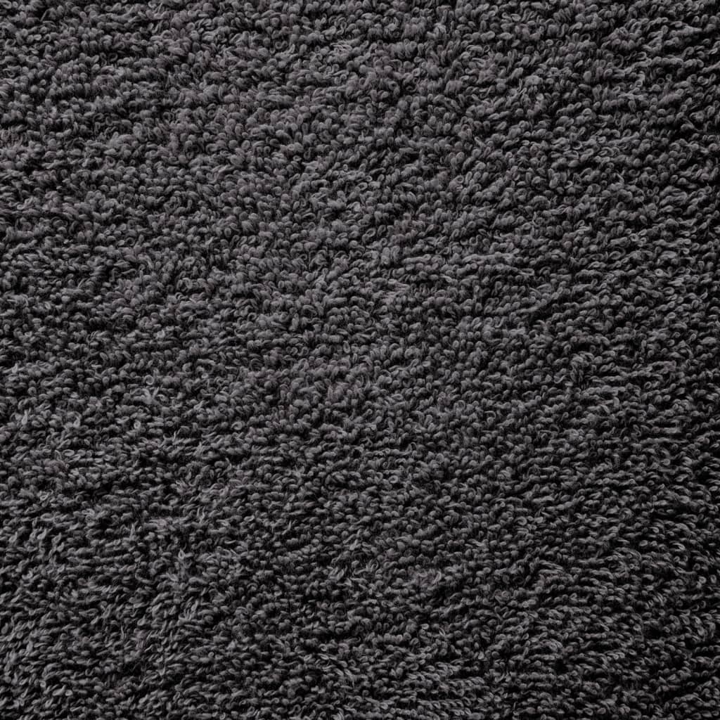 Premium Duschtücher SOLUND 2 Stk. Anthrazit 70x140 cm 600 g/m²