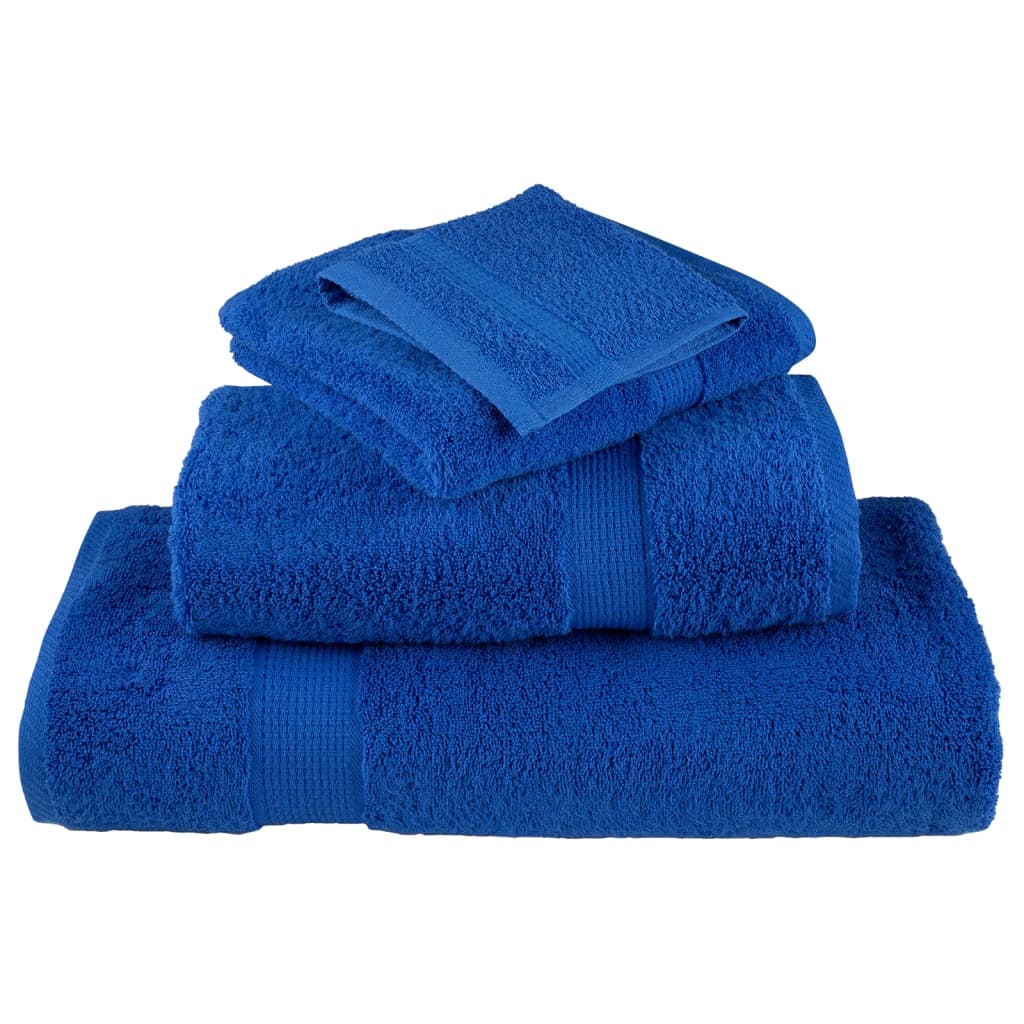 Premium-Waschtücher SOLUND 10 Stk. Blau 30x30 cm 600 g/m²