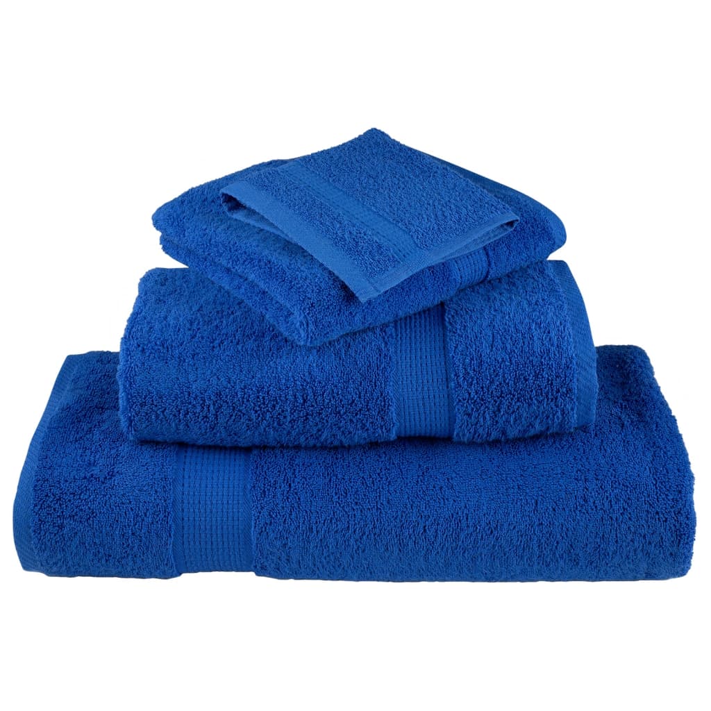 Premium Duschtücher SOLUND 2 Stk. Blau 70x140 cm 600 g/m²