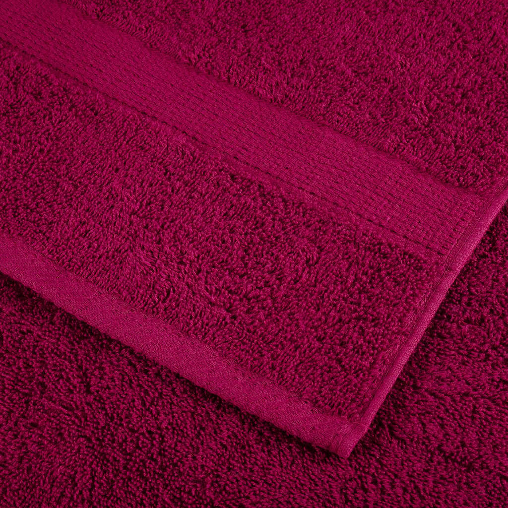 Premium Duschtücher SOLUND 2 Stk. Bordeaux 70x140 cm 600 g/qm